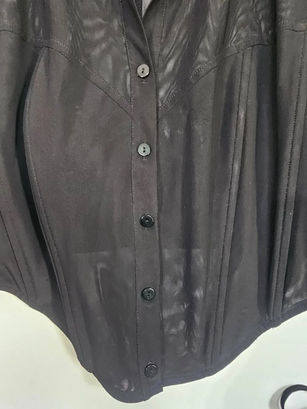 Lover Girl Corset Shirt Bell Tie Sleeves 2X